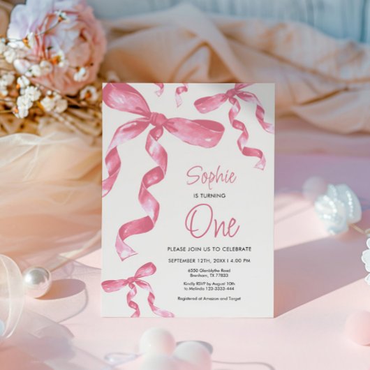 第1期ピンクボウ招待状 招待状