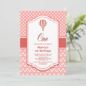 第1期ピンク水玉模様ホットエアバルーンパーティー 招待状 (スタンド正面)