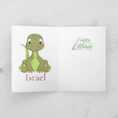 第1期誕生日恐竜ジャングルカード カード (内部)