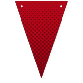 第1期赤白かわいいバブル文字 バンティングフラッグ (第3の旗)