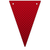 第1期赤白かわいいバブル文字 バンティングフラッグ (第2の旗)