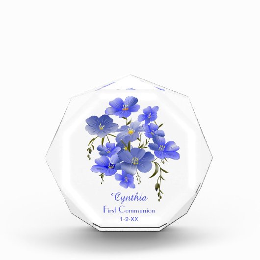 第1期青花パーソナライズされた口 フォトブロック (正面)