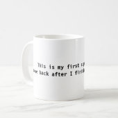 第1杯 コーヒーマグカップ (正面左)