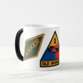 第1機甲師団のタンカーのマグ モーフィングマグカップ (正面左)