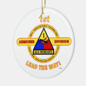 第1機甲師団"古いIRONSIDES " セラミックオーナメント (左)