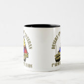 第1機甲師団[第1広告] ツートーンマグカップ (中央)