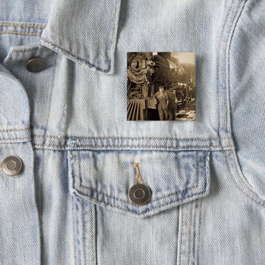 第1次世界大戦のヴィンテージの円形機関車庫Rosies 缶バッジ (インサイチュ)