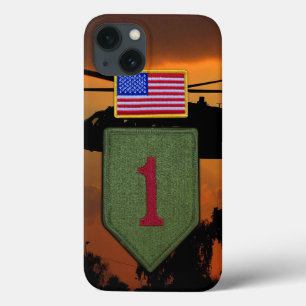 第1歩兵の大きい赤1の退役軍人の獣医 iPhone 13ケース