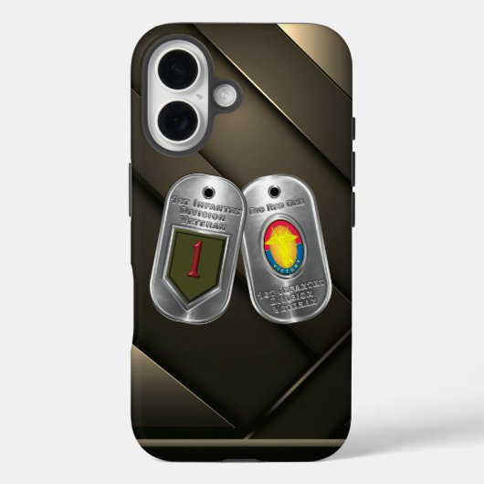 第1歩兵師団の退役軍人 Case-Mate iPhoneケース (裏面)