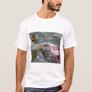 第1歩兵師団イラク戦闘退役軍人 Tシャツ
