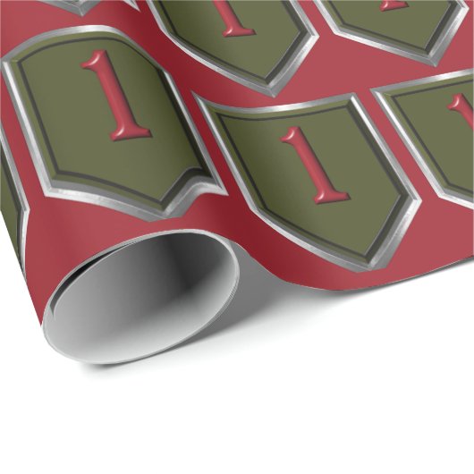 第1歩兵師団シルバーフレームのパッチ ラッピングペーパー (ロールコーナー)