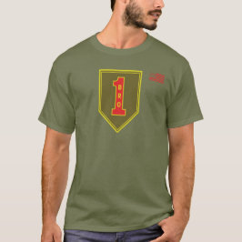 第1歩兵師団パッチビッグレッドワン Tシャツ