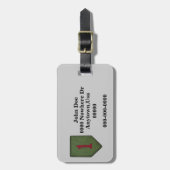 第1歩兵師団パッチ荷物タグ ラゲッジタグ (正面縦)