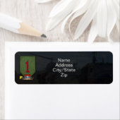 第1歩兵師団ベトナム戦争パッチ ラベル (インサイチュ)