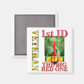 第1歩兵師団ベトナム退役軍人 マグネット (正面/裏面)