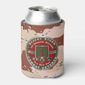 第1歩兵師団砂嵐退役軍人 缶クーラー (缶正面)