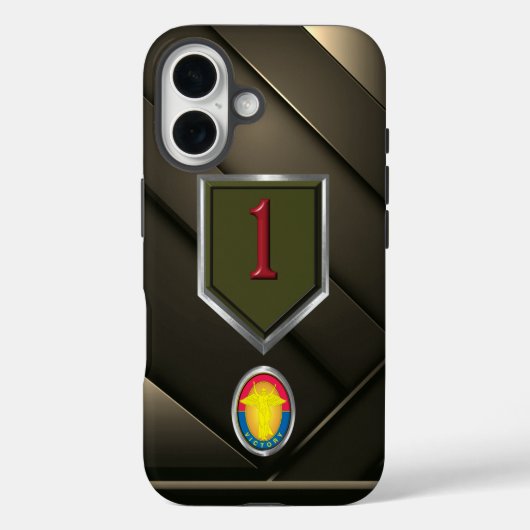 第1歩兵師団退役軍人 Case-Mate iPhoneケース (裏面)