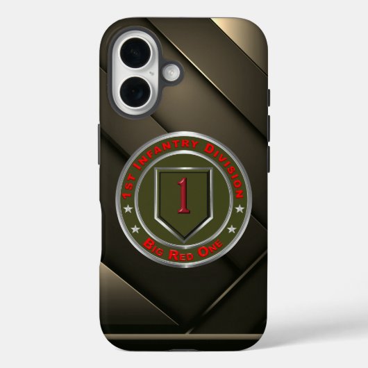 第1歩兵師団退役軍人 Case-Mate iPhoneケース (裏面)