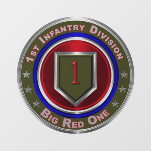 第1歩兵師団 ウィンドウサイン (シート)