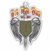 第1歩兵師団 シール (正面)