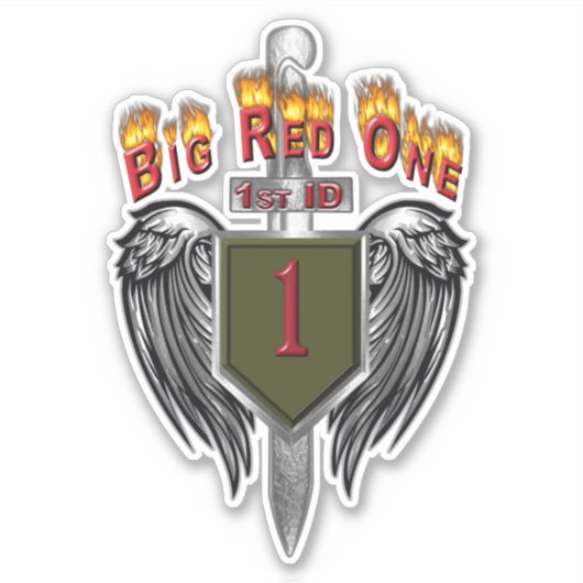 第1歩兵師団 シール (正面)