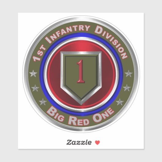 第1歩兵師団 シール (シート)