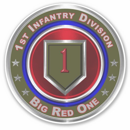 第1歩兵師団 シール (正面)