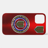 第1歩兵師団 "ビッグレッドワン" オリジナル Case-Mate iPhoneケース (裏面 (横))