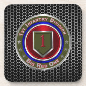 第1歩兵師団「ビッグレッドワン」 コースター (正面)