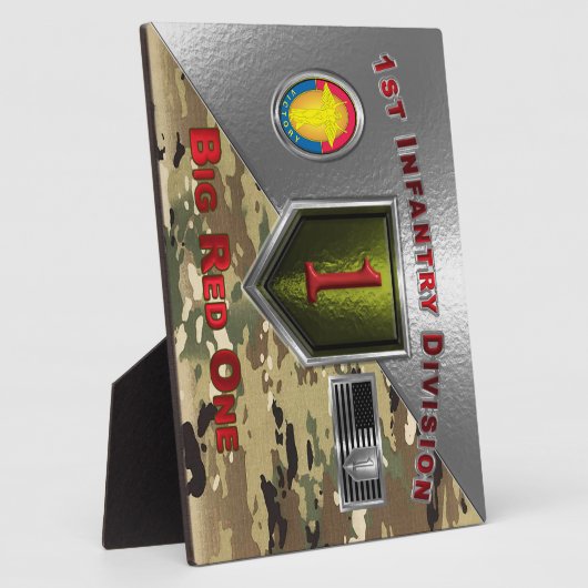 第1歩兵師団「ビッグレッドワン」 フォトプラーク (側面)