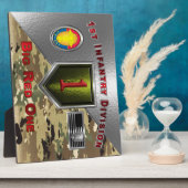 第1歩兵師団「ビッグレッドワン」 フォトプラーク (側面)