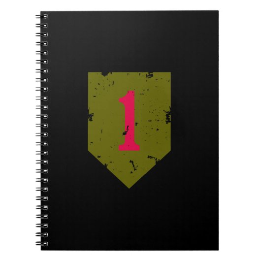 第1歩兵師団「ビッグレッドワン」 動揺して ノートブック (正面)