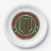 第1歩兵師団 ペーパープレート (正面)