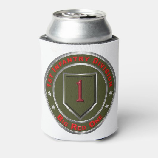 第1歩兵師団 缶クーラー (缶裏面)