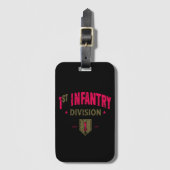 第1歩兵師団「BRO」 動揺して ラゲッジタグ (正面縦)