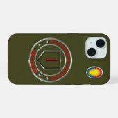 第1歩兵師団 iPhone 15ケース (裏面横)