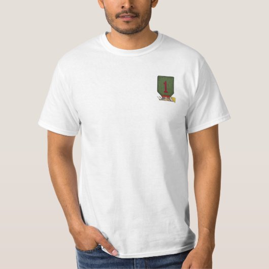第1歩兵師団nam退役軍人vets tシャツ (正面)