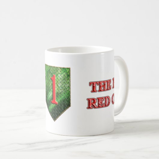 第1歩兵部隊の大きい赤1 コーヒーマグカップ (正面右)
