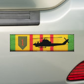 第1歩兵Div。 AH-1GのコブラVSMのバンパーステッカー バンパーステッカー (車上)