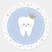 第1歯パーティー装飾シール ラウンドシール (正面)