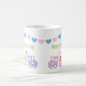 第1母の日の白11のozのクラシックで白いマグ コーヒーマグカップ (中央)