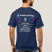 第1海兵師団 Tシャツ (裏面)