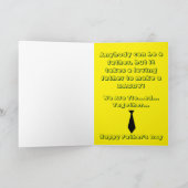 第1父の日のネクタイ…ed Togetherフォトカード カード (内部)