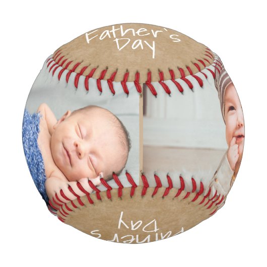 第1父素朴の日の脚本2フォトコラージュBas 野球ボール (正面)