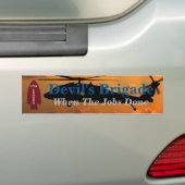 第1特別部隊SSF悪魔の旅団 バンパーステッカー (車上)