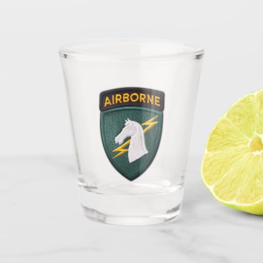 第1特殊作戦部隊SOCOM Ops PSYOP ショットグラス (正面)