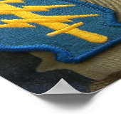 第1特殊部隊グリーンベレティイラク閃光プリント ポスター (角)