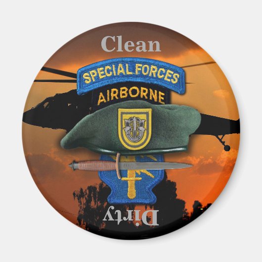 第1特殊部隊グループグリーンベレーSFG SFベッツ マグネット (正面)