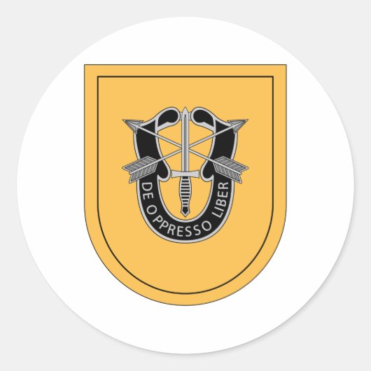 第1特殊部隊グループフラッシュ ラウンドシール (正面)