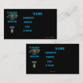 第1特殊部隊グループvetsイラクの名刺 名刺 (正面/裏面)